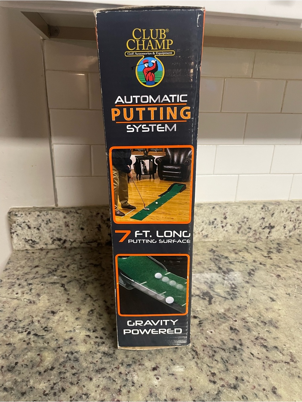 New Club Champ Automatic Putting System 7-foot indoor golf training aid Gift - Picture 6 of 10